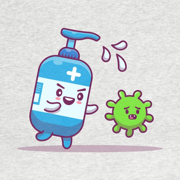 Cute Hand Sanitizer Catch Up Virus by Catalyst Labs